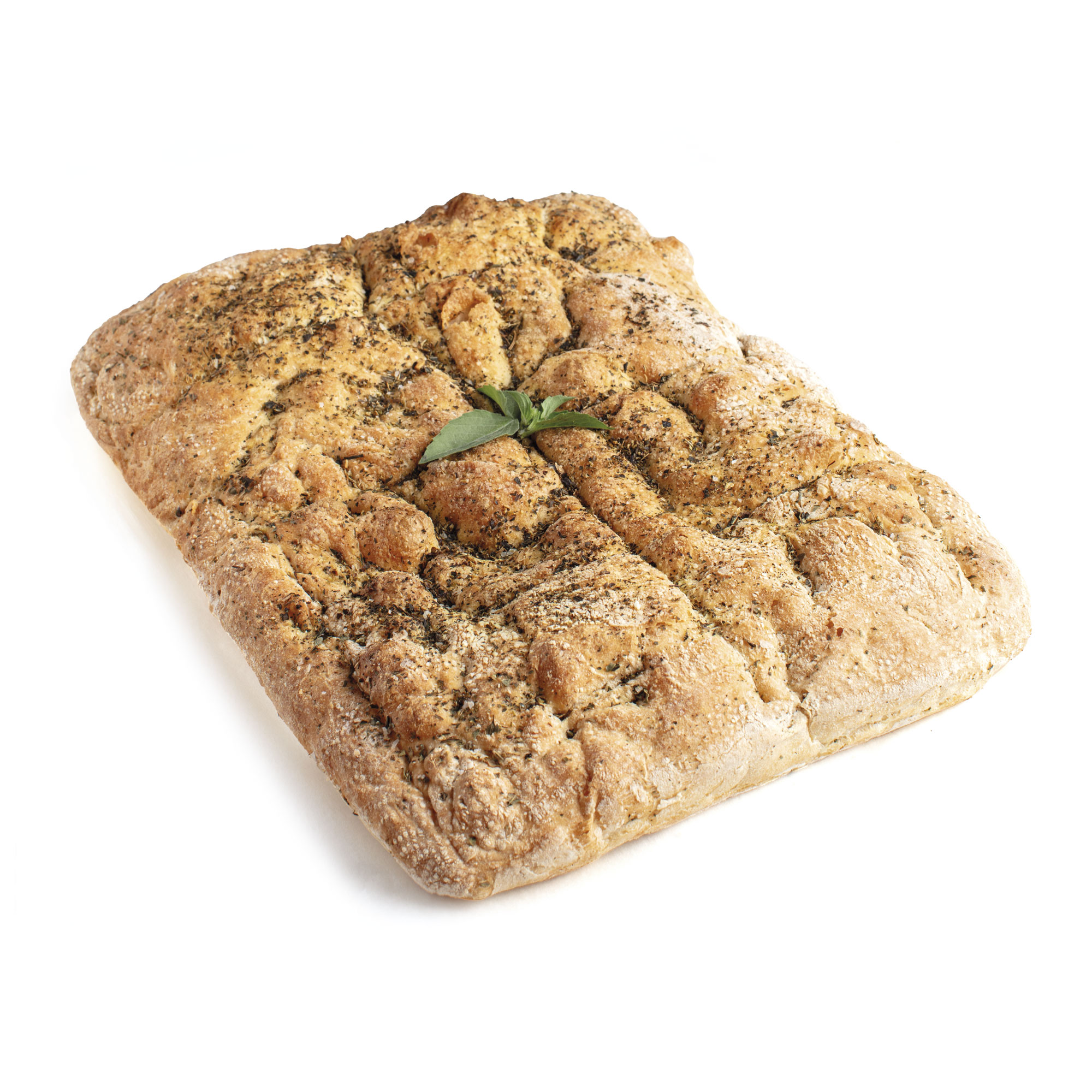 Focaccia με βασιλικό